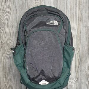 The North Face Charcoal and Deep Green Women's Backpack